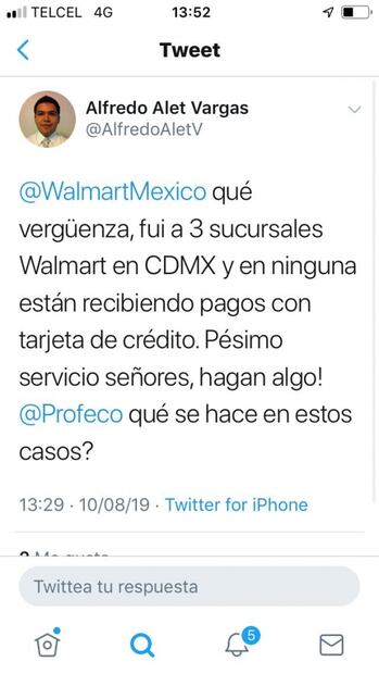 Usuarios en redes reportan caída de sistema para pagos con tarjeta