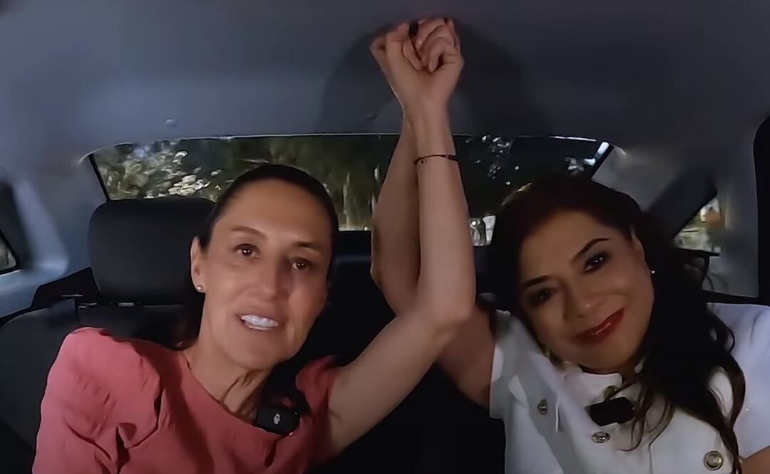 Claudia Sheinbaum invitó a Clara Brugada a una charla para su podcast semanal. Foto: Captura de Youtube