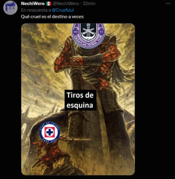 Cruz Azul perdió contra el último lugar de la tabla y salieron los mejores memes 