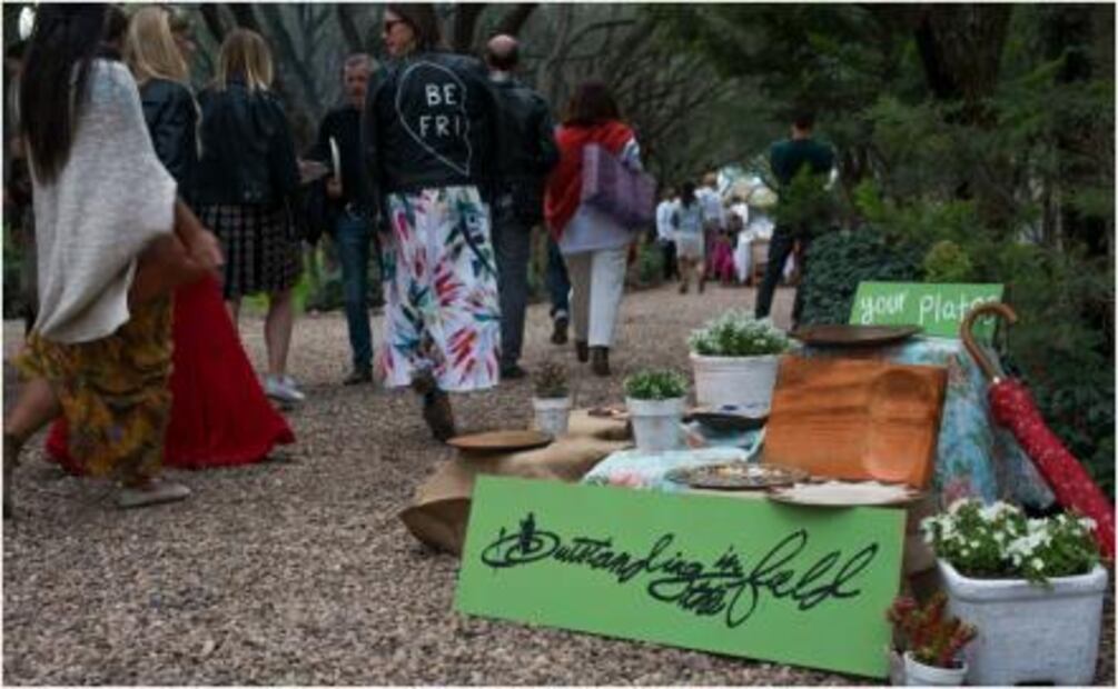 Panio llevó pan a la mesa de "Outstanding In The Field"