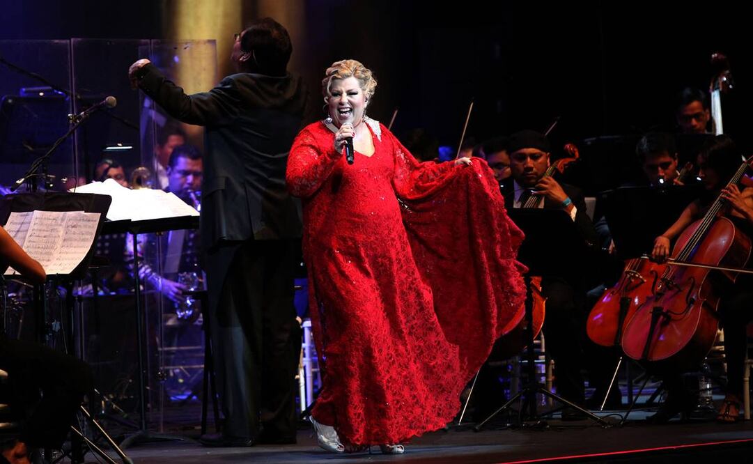 Margarita de la Diosa de la Cumbia se presenta gratis en el Zócalo. Foto: EL UNIVERSAL