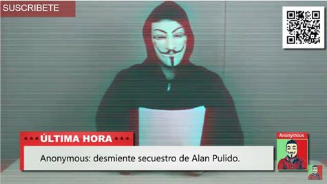 Secuestro de Pulido, montaje electoral: Anonymous