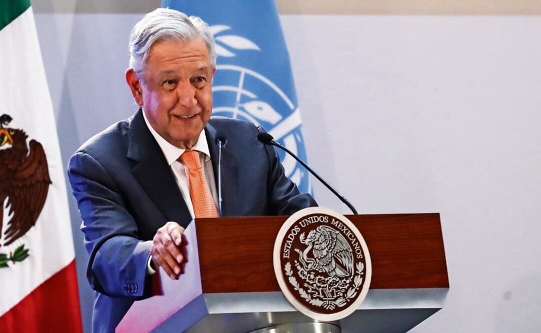 President López Obrador is commemorating the International Workers' Day along with trade unions – Photo: Germán Espinosa /EL UNIVERSAL