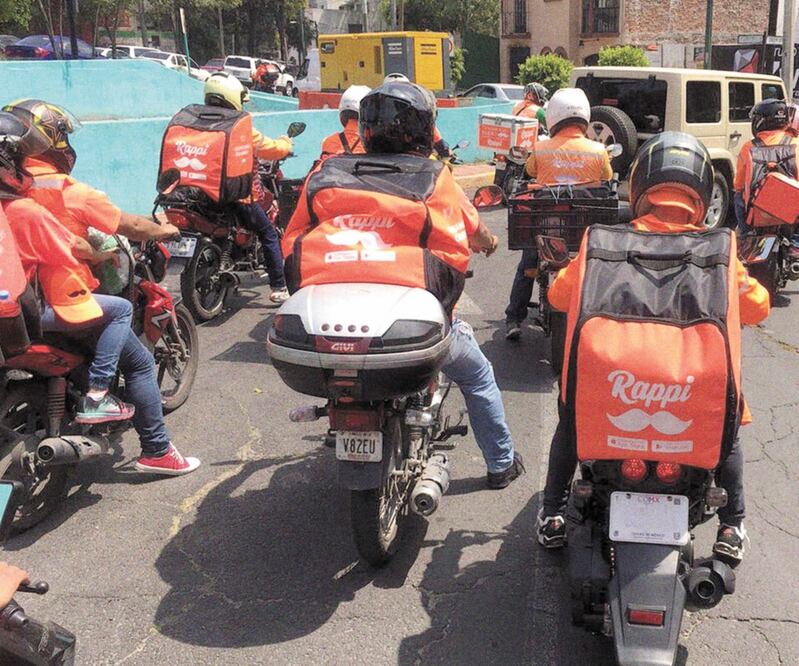 Rappi aseguró que sus repartidores están enterados del pago de Impuesto Sobre la Renta que deben realizar. CORTESÍA