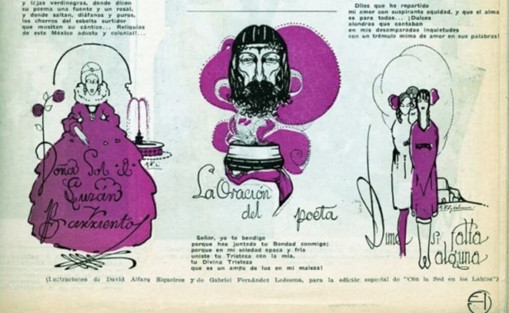 Cuando Siqueiros era dibujante en EL UNIVERSAL
