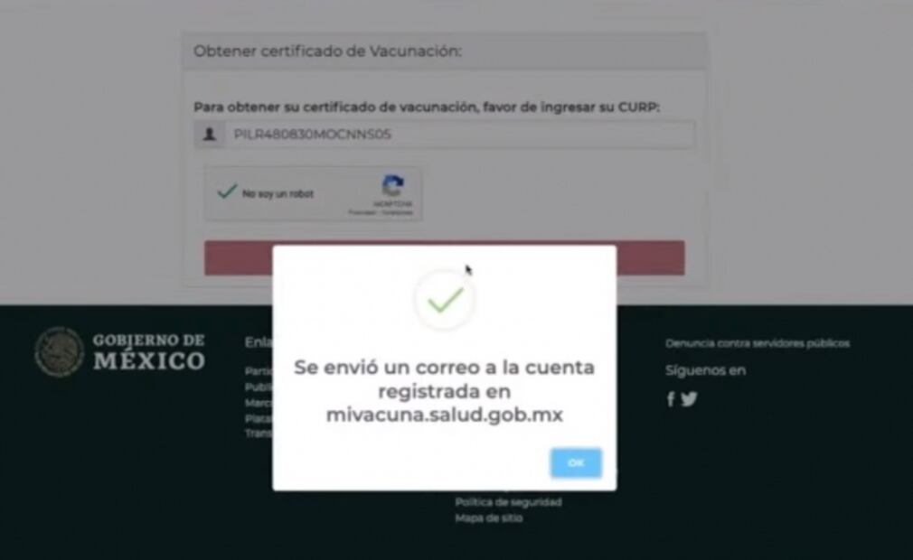 Este es el proceso, paso a paso, para obtener el certificado de vacunación Covid
