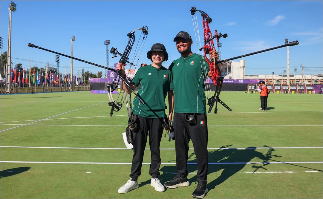 Los arqueros mexicanos Adriana Castillo y Máximo Méndez ganaron medalla de oro al firmar espectacular actuación en los Juegos Panamericanos Junior / FOTO: @PanamSports