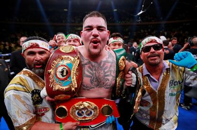 Nominarán a Andy Ruiz al Premio Nacional de Deportes