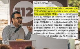 Auditoría detectó irregularidades por 37 mdp en Culiacán durante 2023; señala simulación de competencia durante gestión de alcalde acusado por EU  