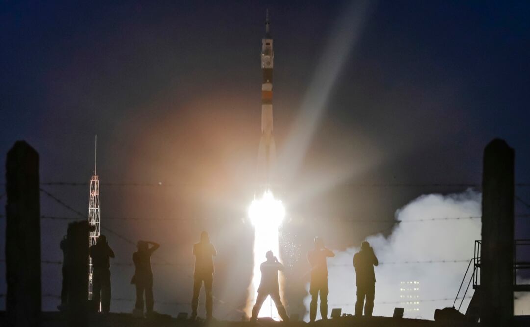 Nave tripulada rusa despega rumbo a la EEI