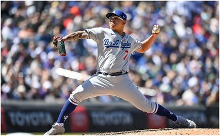 Julio Urías y los Dodgers tienen amargo debut de temporada, perdieron ante los Rockies