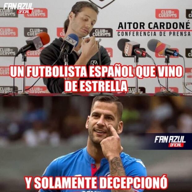 Los memes que comparan a Club Cuervos con Cruz Azul