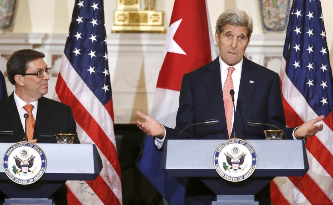 ohn Kerry dijo que su país no tenía intención en este momento de alterar su acuerdo de arrendamiento vigente sobre la base naval en la Bahía de Guantánamo   Foto: Reuters