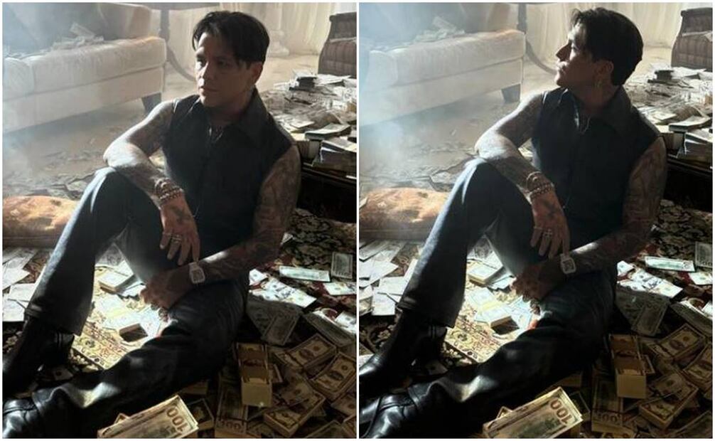 Christian Nodal sin tatuajes y con nuevo look es comparado con el actor Johnny Depp.