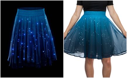 La falda que te pondrá en el mismo cielo