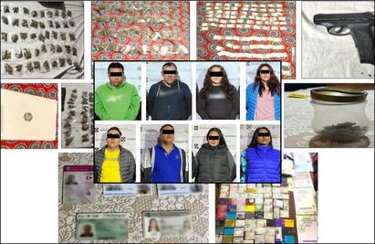 Desarticulan a banda dedicada al robo a cuentahabientes y venta de narcóticos en la MH