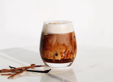 Receta: café helado con miel