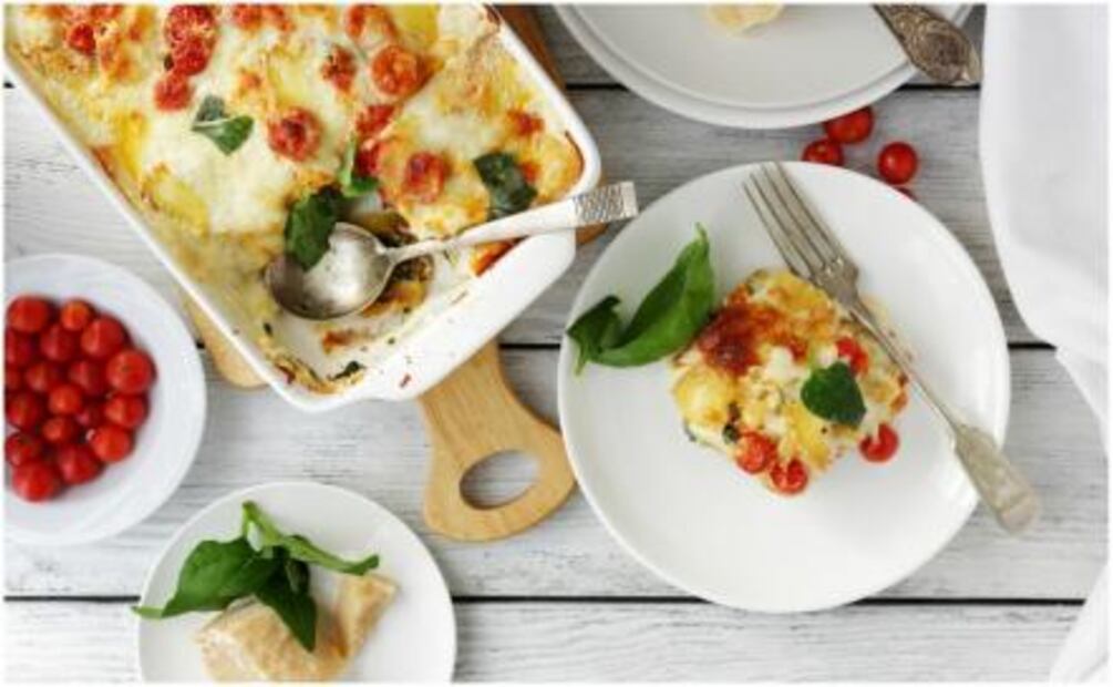 #RECETA Lasaña de espinacas y ricotta