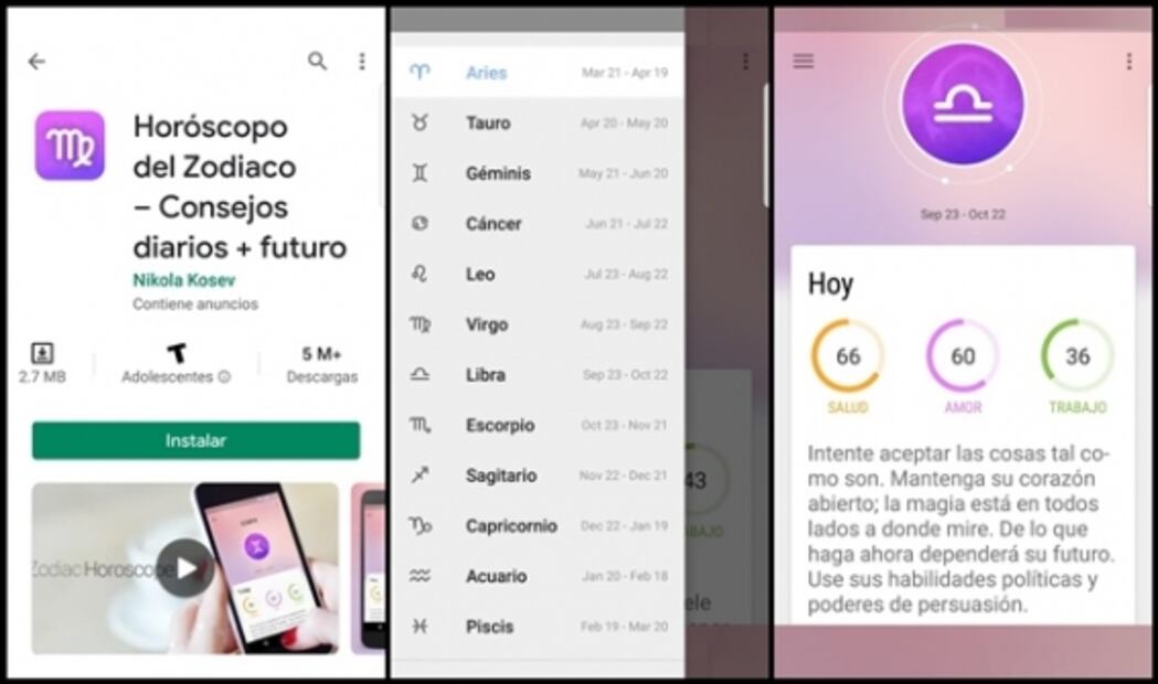 Aplicaciones para conocer tu horóscopo 
