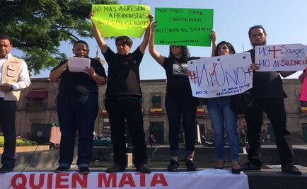 Marchan contra asesinatos de periodistas en Michoacán