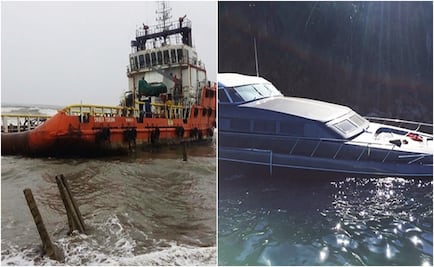 Profepa atiende 2 navíos varados en Jalisco y Tabasco