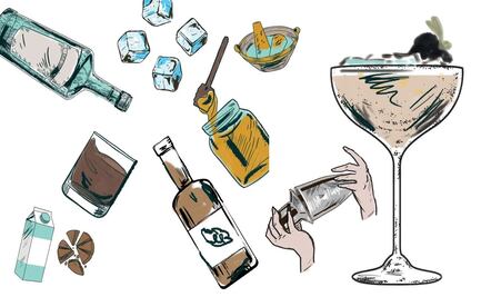 Prepara un drink con mezcal, chocolate y chile ancho