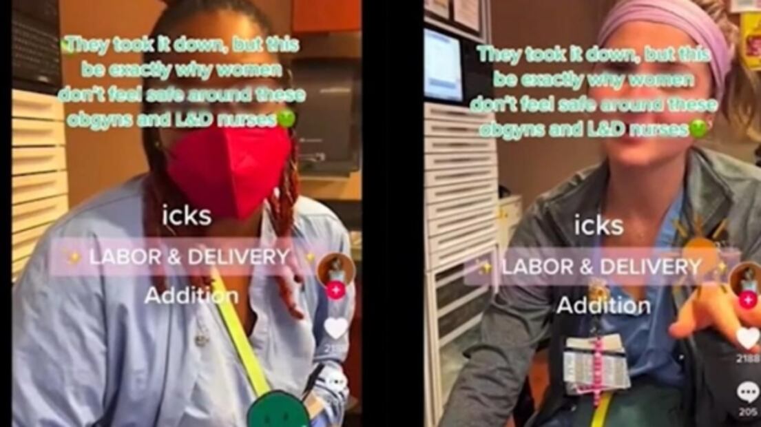Despiden a enfermeras por burlarse en TikTok de lo que les molesta de los pacientes
