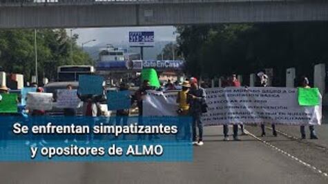 Entre acusaciones de “fifí” y “chairos”, simpatizantes y opositores de AMLO se enfrentan verbalmen