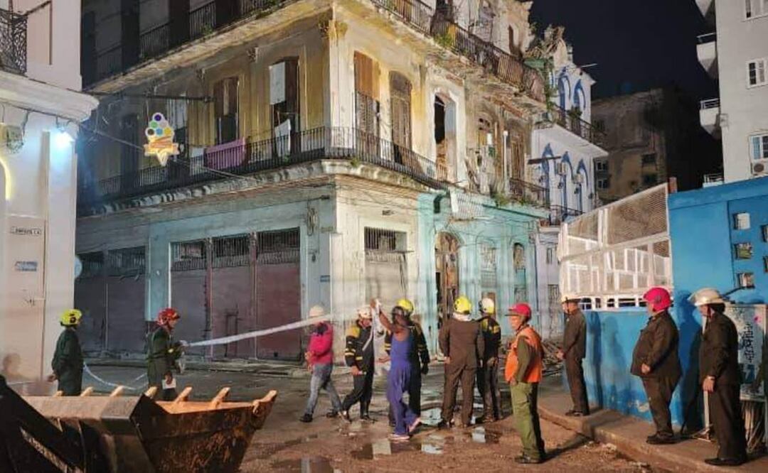 Las labores de rescate continuaron esta mañana pese a las intensas lluvias, según pudo comprobar EFE en el lugar del suceso. Foto: @GobiernoCuba
