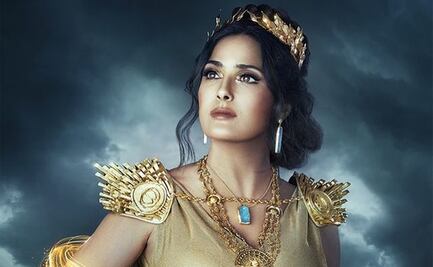 Salma Hayek se convierte en diosa y va al Super Bowl