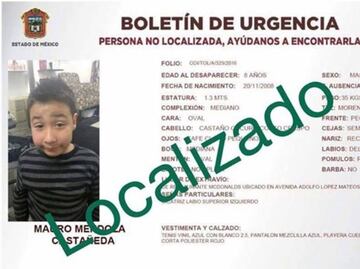 Localizan a niño perdido en McDonald’s de Edomex