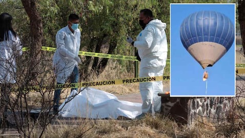 Piden intervención de la Agencia Federal de Aviación en caso de caída de globo aerostático en Teotihuacán que dejó dos muertos