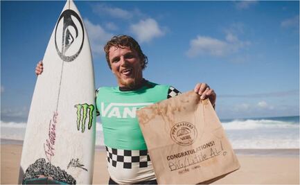 El mexicano Alan Cleland logra resultado histórico; se quedó con el segundo lugar en el Pipe Masters