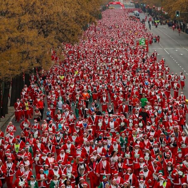 The Santa Run México, la carrera de Santacloses llega a la CDMX
