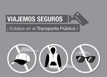Pedirán a pasajeros quitarse gorras y lentes en transporte público