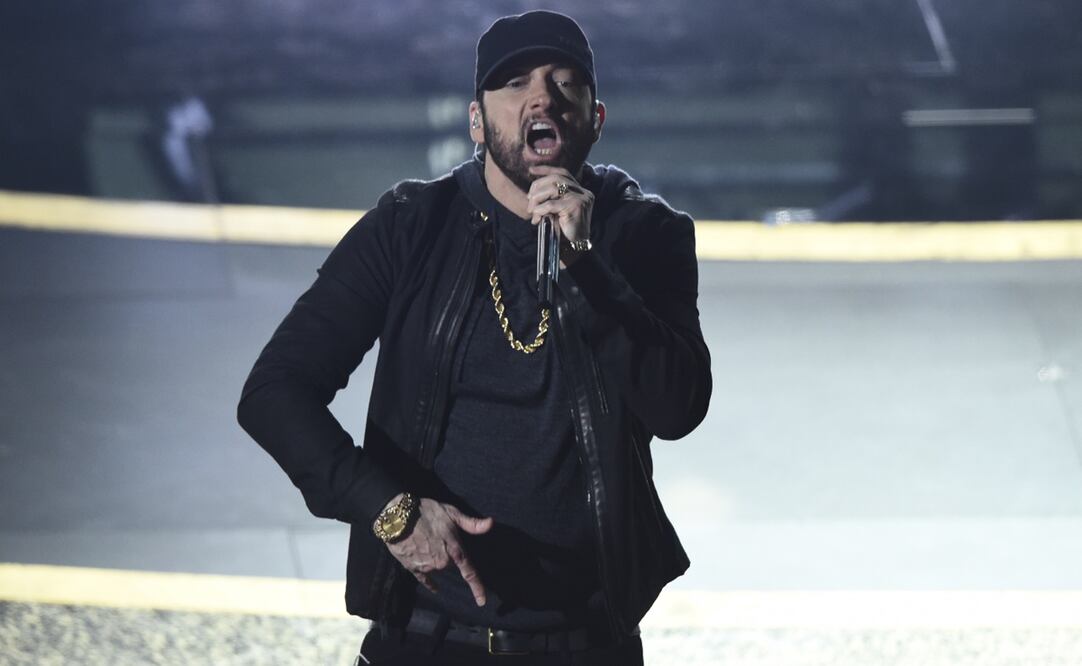 Eminem en los Oscar 2020. Foto: AP 