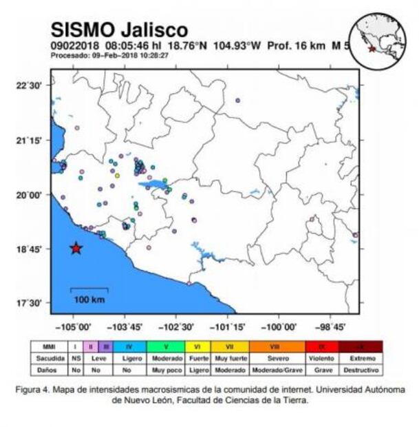 Interacción entre placas tectónicas ocasiona sismos en Colima y Jalisco