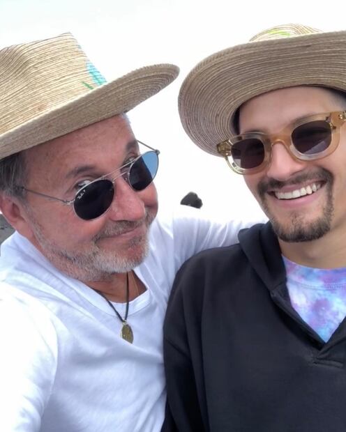 Ricardo y Mau Montaner. Fuente: Instagram @montaner