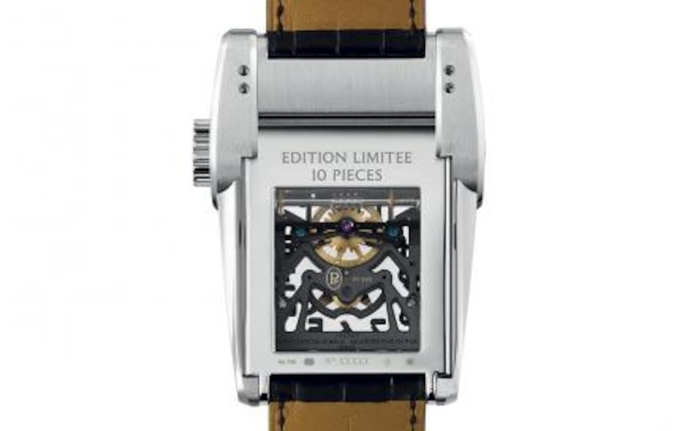 Parmigiani instala un motor Bugatti en la muñeca