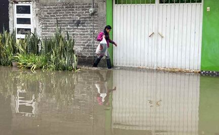 Se reportan afectaciones en viviendas en Ecatepec tras intensas lluvias