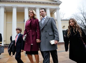 Esposa de Donald Trump Jr. pide el divorcio