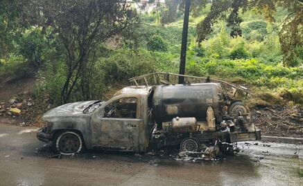 Pipa de gas explota tras choque de motociclista en Sinaloa
