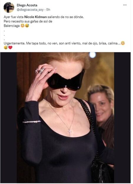Nicole Kidman desfila para Balenciaga y su vestido desata memes