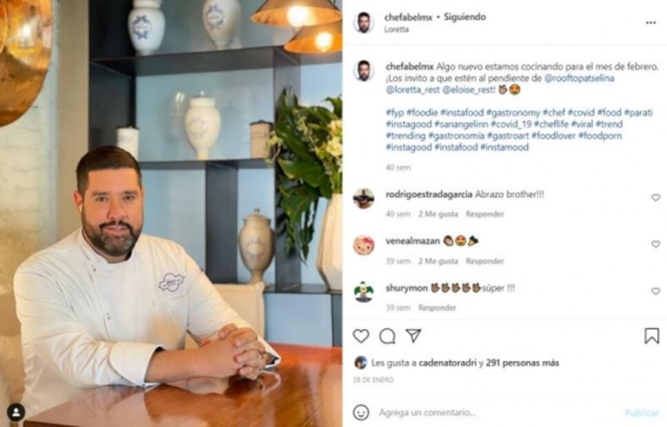 Abel Hernández: el chef que siempre está en búsqueda del antojo