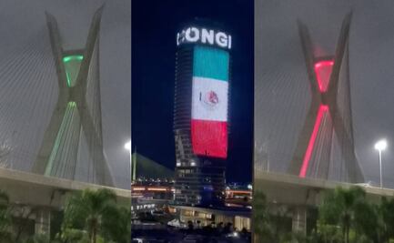 16 de septiembre: Estos edificios se pintaron con los colores de la bandera de México alrededor del mundo
