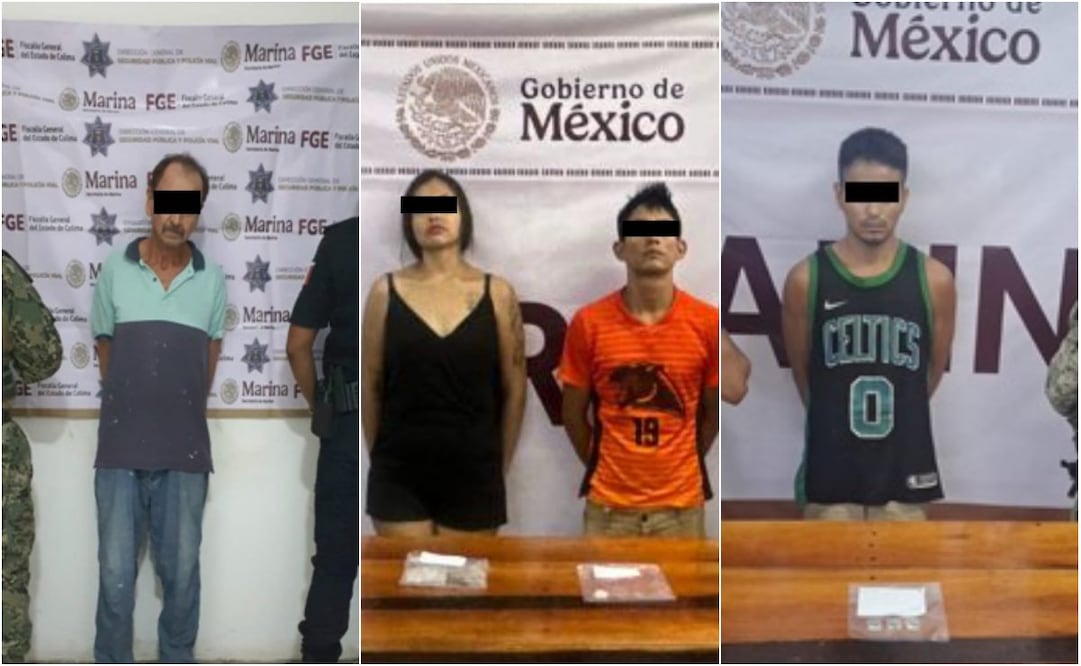 En cinco días, la Secretaría de Marina detuvo a 45 presuntos infractores de la ley y aseguró armamento, vehículos, un inmueble y droga en Colima. Foto: Especial