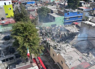 El antes y después de la explosión en vecindad de la colonia Pensil