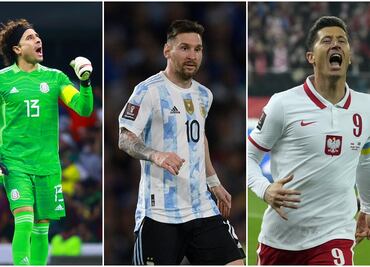 México se enfrentará en Qatar 2022 a Messi y Lewandowski, los mejores jugadores según FIFA