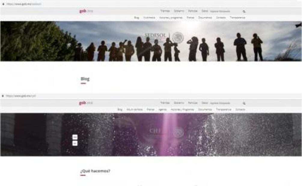 Va lento el rediseño y cambio de logo en sitios web de las secretarías