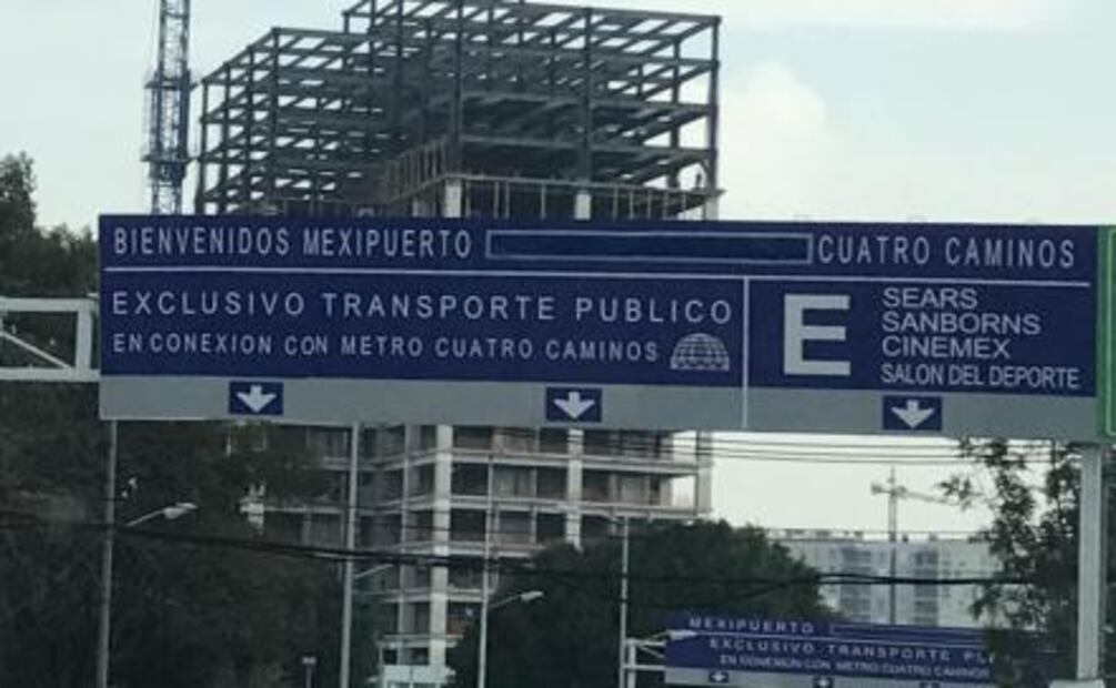 Mexipuerto elimina nombre de "Cementos Fortaleza" en Metro Cuatro Caminos